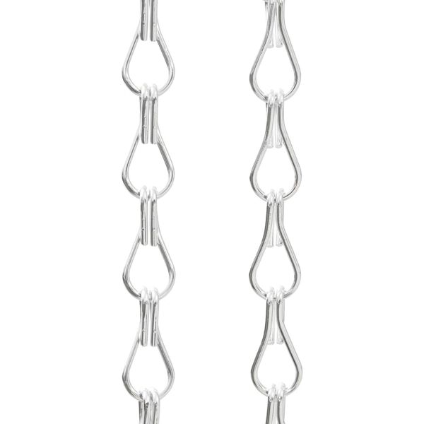 vidaXL Verižna mreža proti mrčesu za vrata 56x186 cm aluminij