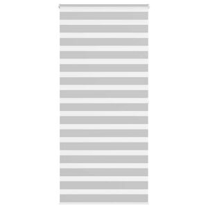 vidaXL Zebra senčilo svetlo sivo 100x200 cm tkanina &scaron;irina 95,9 cm