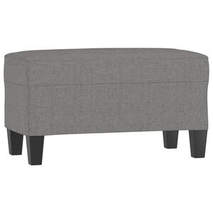 vidaXL Klop temno siva 70x35x41 cm blago