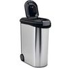 Curver Zaboj za pasjo/mačjo hrano 20 kg 54 L srebrn 794074