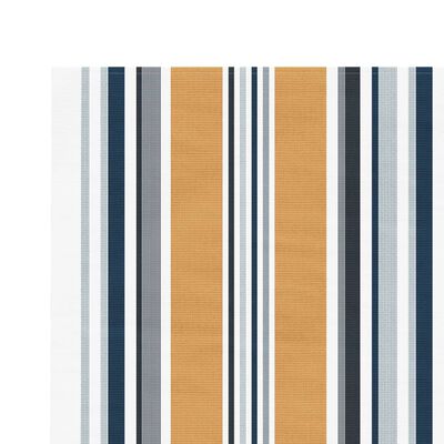 vidaXL Nadomestna tkanina za tendo večbarvne črte 4x3 m