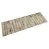 vidaXL Kuhinjska preproga pralna ograja 60x180 cm žamet