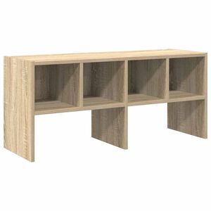vidaXL Regal za čevlje zložljiva son. hrast 89,5x30x40 cm
