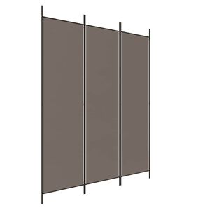 vidaXL Paravan 3-delni antracit 150x200 cm blago