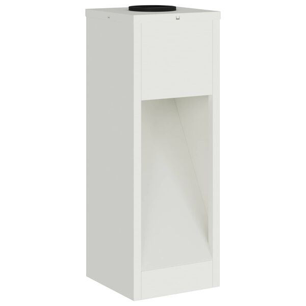 vidaXL Sončna LED svetilka za pot 2 pcs Bela Medenina