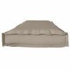 vidaXL Blazina Taupe 140 x 40 x 8 cm Oxford tkanina