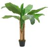vidaXL Umetni bananovec 9 listov 120 cm zelen