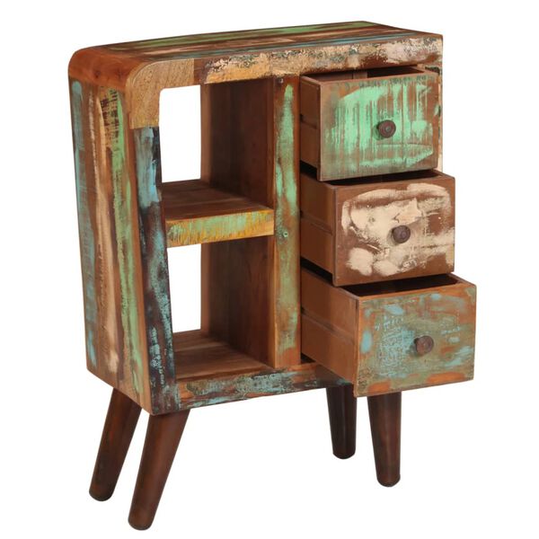 vidaXL Komoda 55x30x80 cm trden predelan les