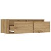 vidaXL TV omarica z LED lučkami artisan hrast 75x35,5x25 cm