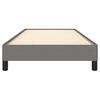 vidaXL Posteljni okvir brez vzmetnice temno siv 100x200 cm blago