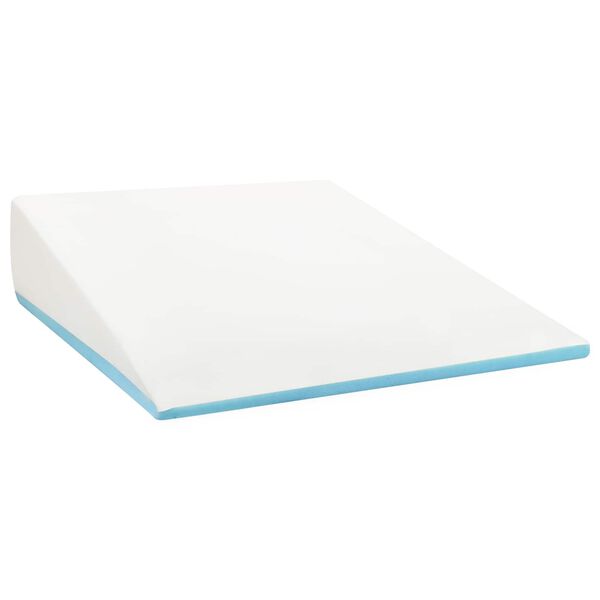 vidaXL Blazina v obliki klina Enobarvno Siva 69 x 64 x 19 cm