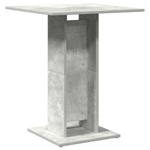 vidaXL Bistro mizica betonsko siva 60x60x75 cm iverna plo&scaron;ča