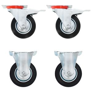 vidaXL Kolesa 4 kosi 100 mm