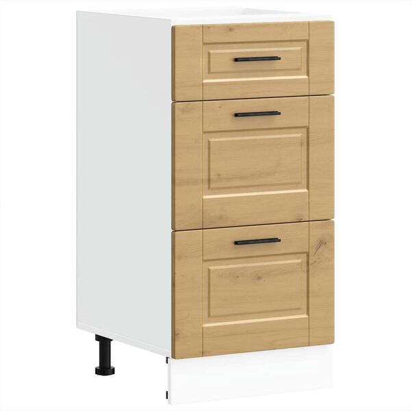 vidaXL Kuhinjska osnovna omarica Porto artisan hrast inženirski les