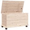 vidaXL Skrinja za shranjevanje s kolesi ALTA 73x39,5x43 cm borovina