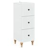 vidaXL Predalna omara Bela 33 x 34,5 x 90 cm Inženirski les