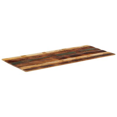 vidaXL Pravokotna mizna plošča 60x140cm 15-16 mm trden predelan les
