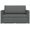 vidaXL Sofa postelja 110cm Temno siva blago