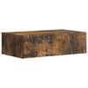vidaXL Stenska stranska miza 59 x 34,5 x 17 cm Inženirski les