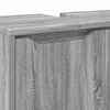 vidaXL Kabinet za umivalnik v kopalnici Siva Sonoma 60 x 30 x 60 cm