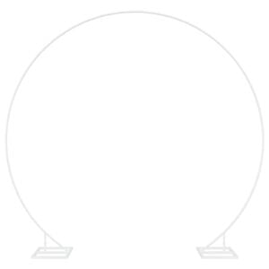 vidaXL Poroka Arch Bela 220 x 45 x 200 cm Jeklo