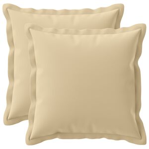 vidaXL Prevleka za blazino 2 kos HOUTEN Bež 30 x 30 cm Poliester