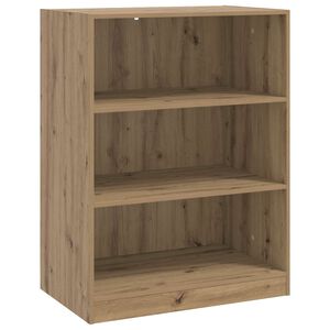vidaXL Garderobna omara Artisan hrast 77 x 48 x 102 cm Inženirski les