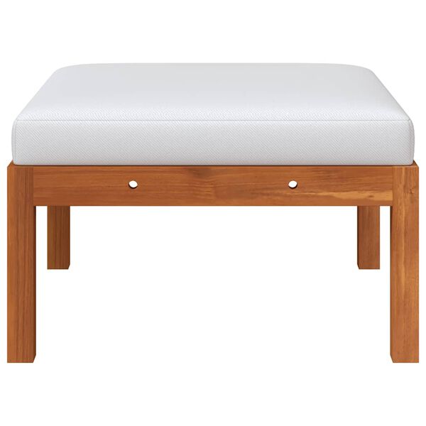 vidaXL 3-delna vrtna garnitura z blazinami, akacijev les in vrv