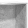 vidaXL Knjižna omara betonsko siva 60x24x120 cm inženirski les