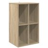 vidaXL Omara za plo&scaron;če Sonoma hrast 44,5 x 36,5 x 74,5 cm
