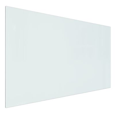 vidaXL Steklena plošča za kamin pravokotna 100x60 cm