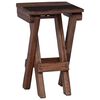 vidaXL Stolica Naravna 30 x 30 x 48 cm Trden predelan les