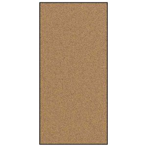 vidaXL Doormat Drugo Krema in črna 120 x 250 cm Poliamid in PVC