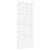 vidaXL Notranja vrata 83 x 202 cm Vezani les Bela