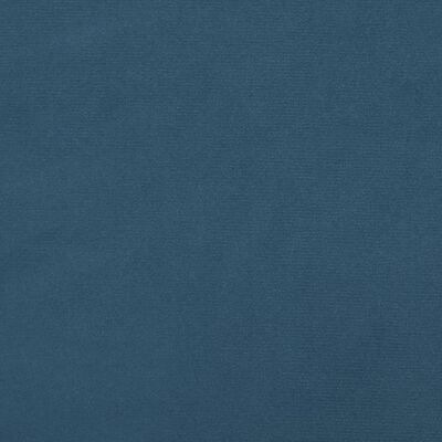 vidaXL Posteljno vzglavje temno modro 100x5x78/88 cm žamet
