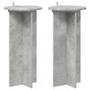vidaXL Stojalo za rastline 2 pcs Betonsko siva 29,5 x 29,5 x 60 cm