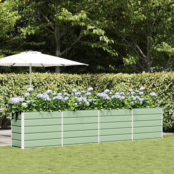 vidaXL Cvetlično korito Pastelno zelena 480 x 50 x 45 cm