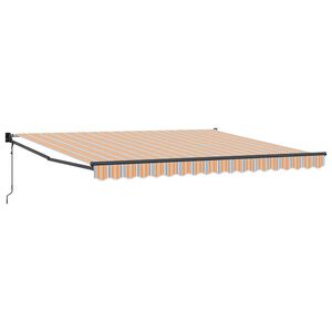 vidaXL Retraktilna tenda večbarvno 400x300 cm blago