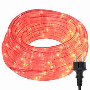 vidaXL Osvetljena vrv med 480 LED Rdeča 20 m PVC