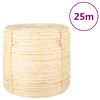 vidaXL Vrv iz 100 % sisala 6 mm 25 m