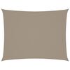 vidaXL Senčno jadro oksford blago pravokotno 6x8 m taupe