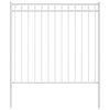 vidaXL Element Ograje ASSEN Bela 170 x 200 cm Jeklo