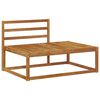 vidaXL Zunanja garnitura za sedenje 2 Kos Naravna 230,5 x 83 x 73 cm