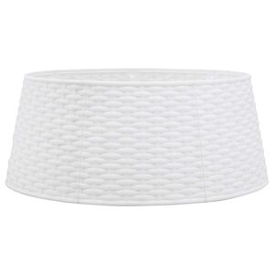 vidaXL Božično krilo za jelko belo &Oslash;56x23 cm plastika