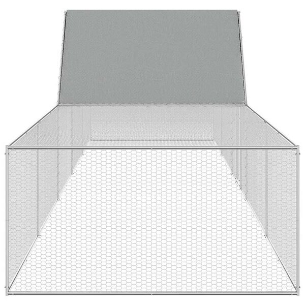 vidaXL Koko&scaron;njak 10x2x2 m pocinkano jeklo