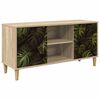 vidaXL TV omarica ELBURG 102 x 33 x 50 cm Sonoma Inženirski les