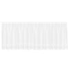 vidaXL Čipkasta Zavesa z zavesami Bela 100 x 400 cm Poliester