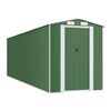 vidaXL Vrtna lopa zelena 192x689x223 cm pocinkano jeklo