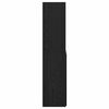 vidaXL Visok predalnik Črna Orehovina 80 x 42,5 x 185 cm