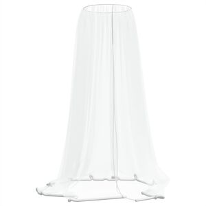 vidaXL Komarnik za dežnik 220 mreža bela &Phi;300x230 cm